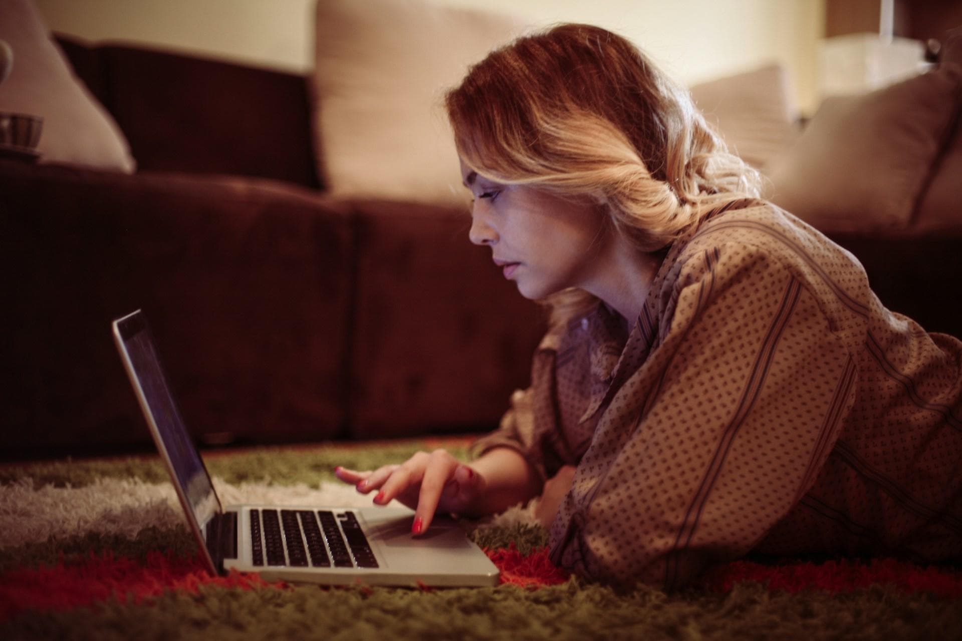 Student studying